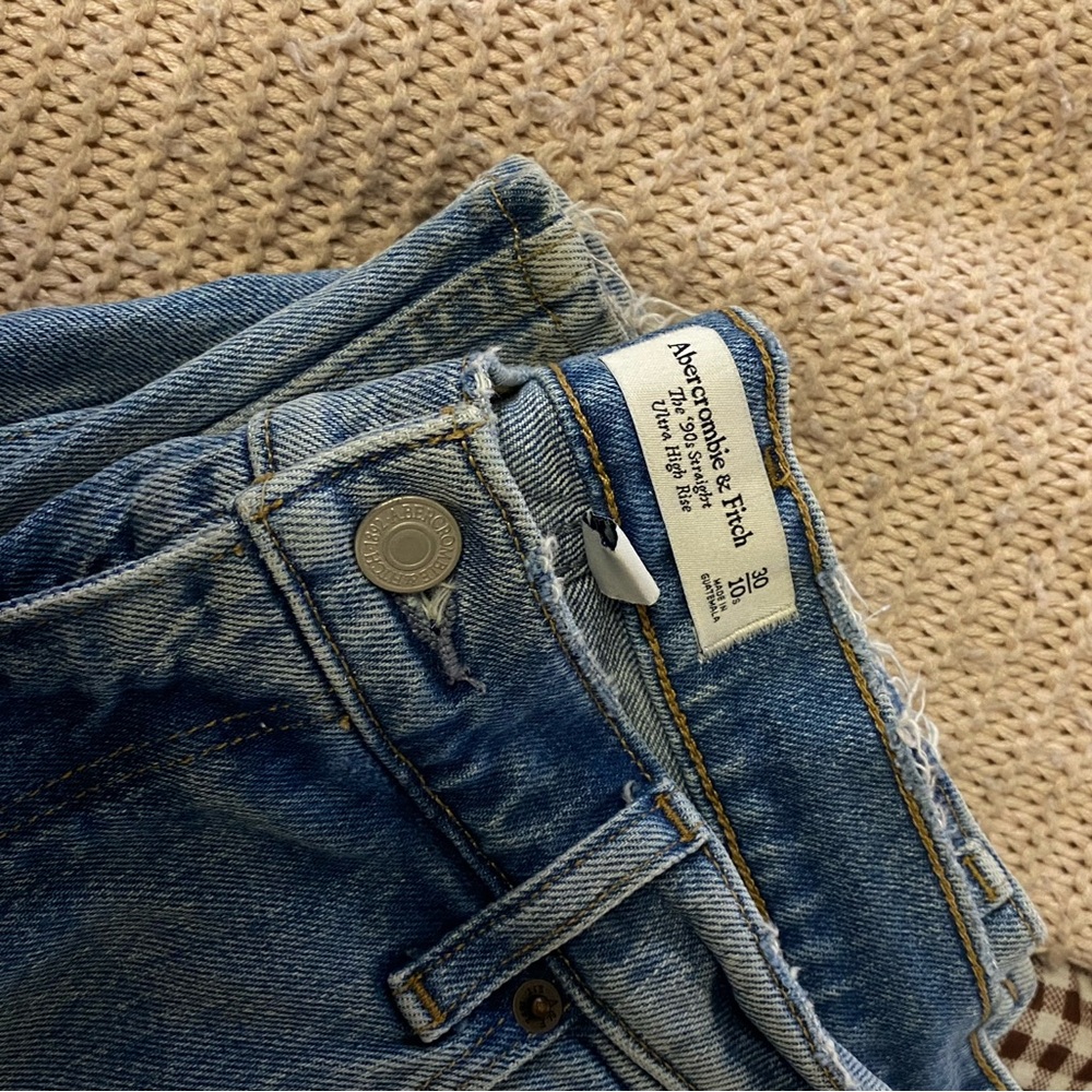 Abercrombie & Fitch 90s straight cut jeans
